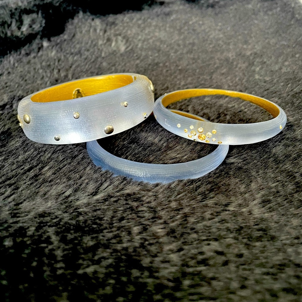 Alexis Bittar bracelet stack (3 bracelets included)